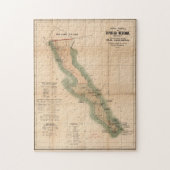 Baja California Postal Map (1904) Legpuzzel (Verticaal)
