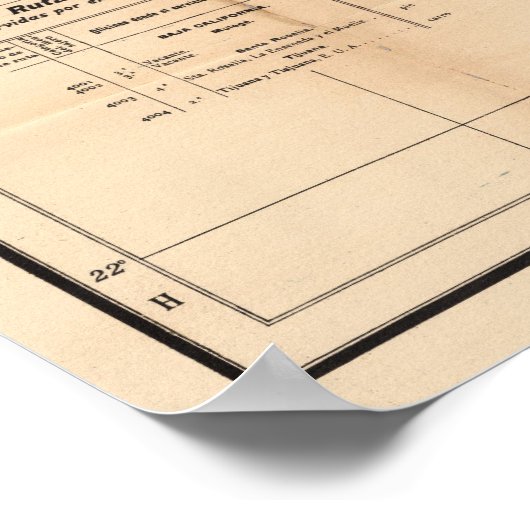  Baja California Postal Map (1904) Poster (Hoek)