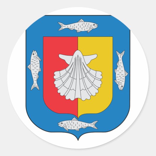 Baja California Sur, Mexico Ronde Sticker (Voorkant)