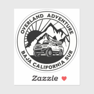 Baja California Sur Overland Truck Sticker