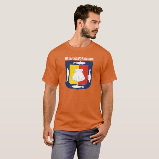 Baja California Sur wapen T-shirt (Voorkant volledig)