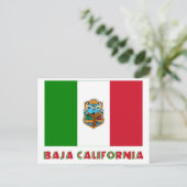 Baja California Unofficiale vlag Briefkaart (Staand voorkant)