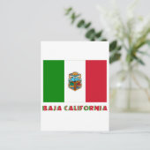 Baja California Unofficiale vlag Briefkaart (Staand voorkant)