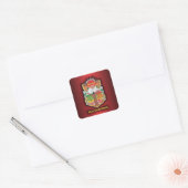 Baja California Vierkante Sticker (Envelop)