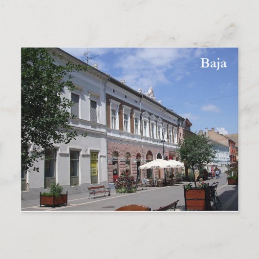 Baja - Hongarije Briefkaart (Voorkant)