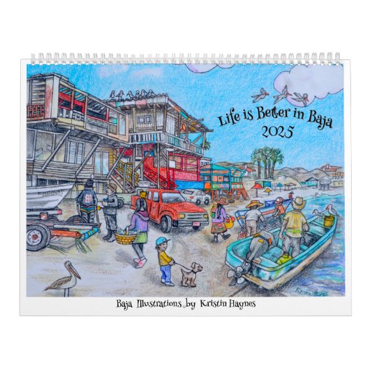 Baja Illustraties Kalender (Hoes)