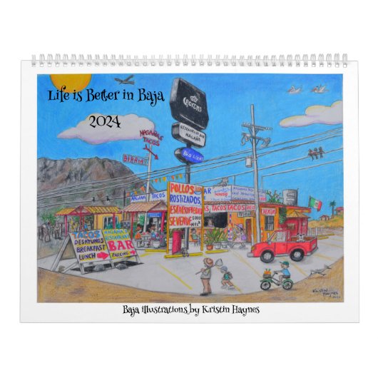 Baja Illustraties van Kristin Kalenders Kalender (Hoes)