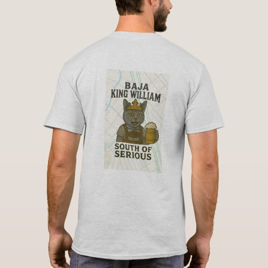 Baja King William T-Shirt (Achterkant)