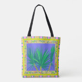 Baja Palms Canvas tas (Achterkant)