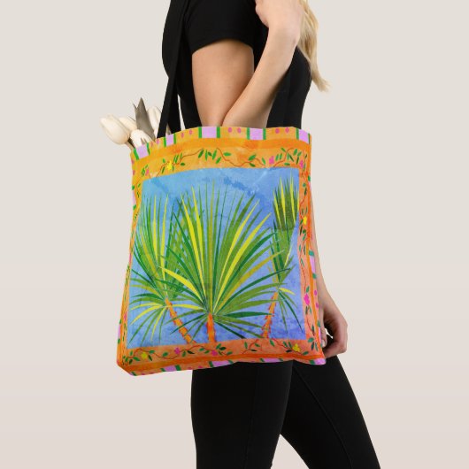 Baja Palms Canvas tas (Dichtbij)