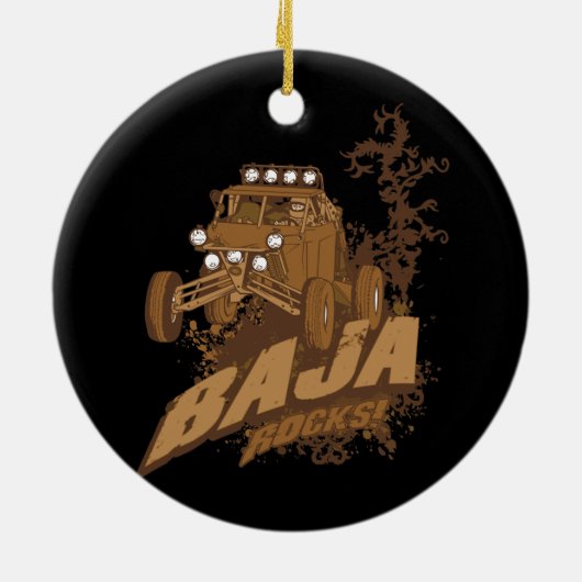 Baja Rocks. Keramisch Ornament (Achterkant)