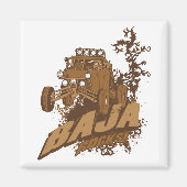 Baja Rocks! Magneet (Voorkant)