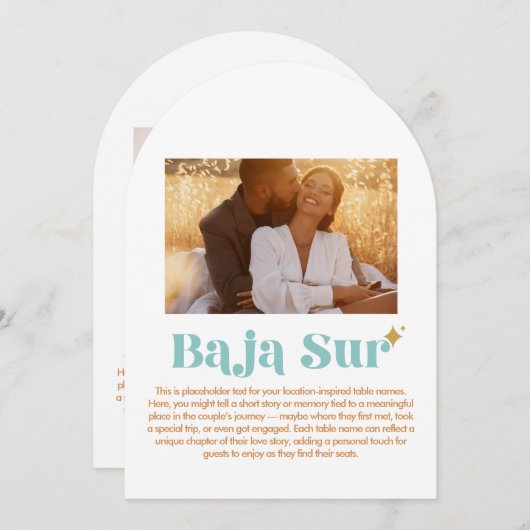 Baja Sur Tafelnummer (Voorkant / Achterkant)