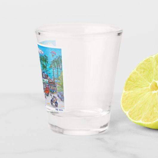 Baja Surf Shop en taco stand Shot Glas (Rechts)