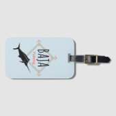 Baja Vissen Badge Bagagelabel (Voorkant (horizontaal))