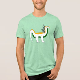 Bajadasaurus Dino Volwassene Tri-Blend Shirt