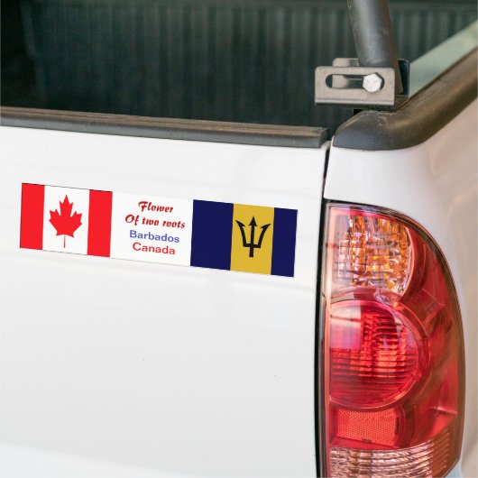 Bajan-canadese bumperstickers (Op Truck)