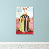 Bajazet (Bayezid) II (c.1447-1512) genaamd "Adli", Canvas Afdruk (Insitu (Houten vloer))