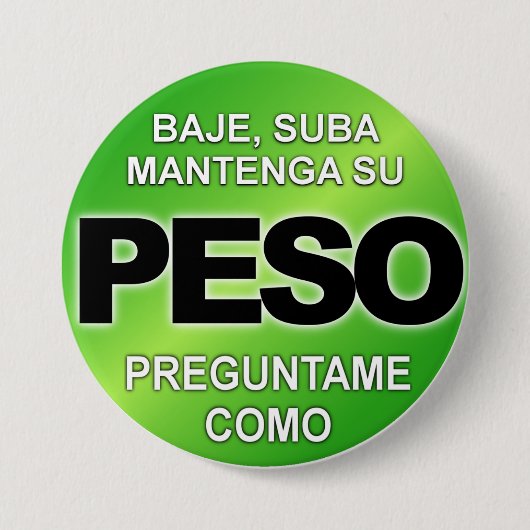 Baje Suba Mantega Su Peso, Preguntame Como Button (Voorkant)