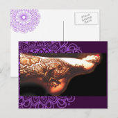 Bajidoo Henna Tattoo werkt NO2 Briefkaart (Voorkant / Achterkant)