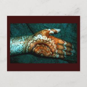 Bajidoo Henna Tattoo Work Briefkaart