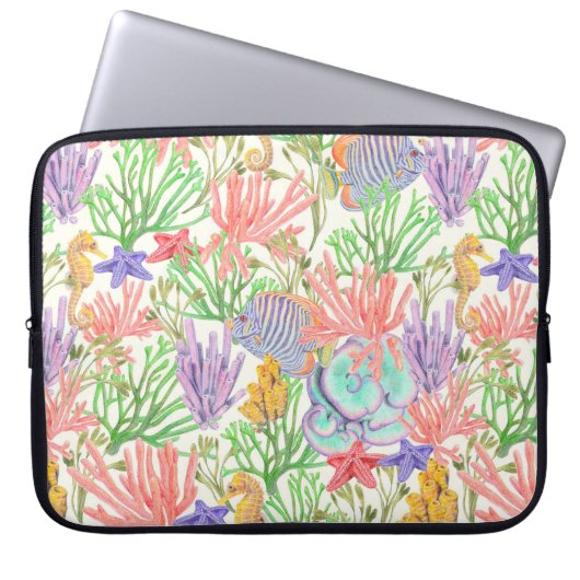 Bajo el mar laptop sleeve (Voorkant)
