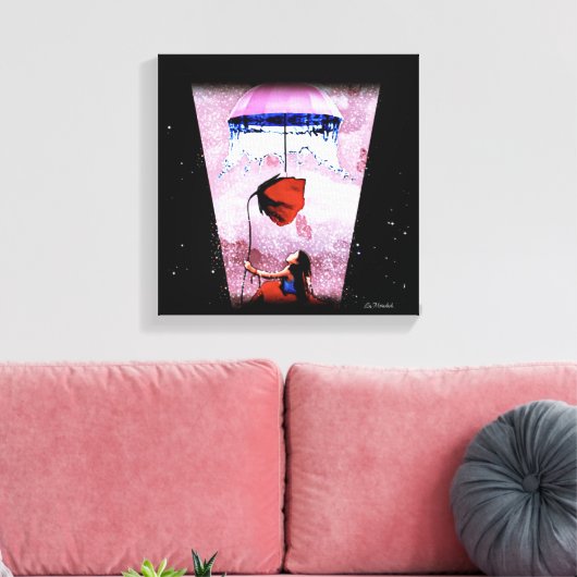 Bajo el Refugio del Universo Canvas Afdruk (Insitu (Woonkamer))