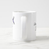 Bajo sus alas Salmo 91 Spaans bijbelvers Grote Koffiekop (Achterkant)