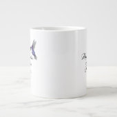 Bajo sus alas Salmo 91 Spaans bijbelvers Grote Koffiekop (Voorkant)