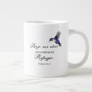 Bajo sus alas Salmo 91 Spaans bijbelvers Grote Koffiekop