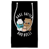 Bak Batter En Roll Grappig Bakken Song Pun Dark BG Klein Cadeauzakje (Voorkant)
