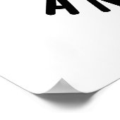 Bak beslag en rol grappige bakpen poster (Hoek)