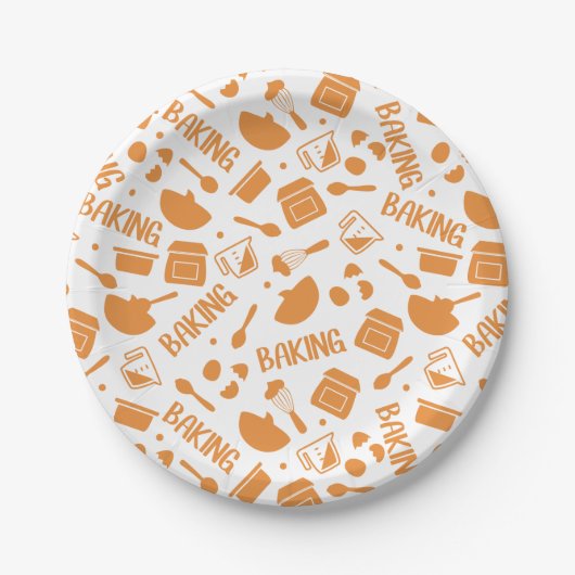 Bak de Magic: Keuken Bakken Essentials Papieren Bordje (Voorkant)