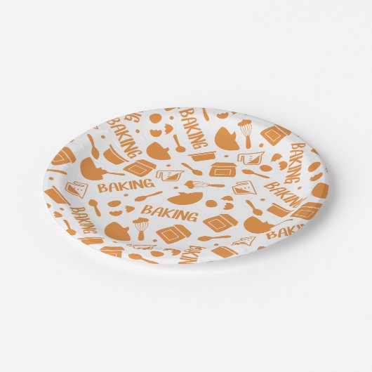 Bak de Magic: Keuken Bakken Essentials Papieren Bordje (Gekanteld)