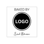 Bak door Bedrijfsnaam Rubberstempel (Afrduk)