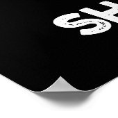 Bak en gist zullen opstaan grappig brood pun donke poster (Hoek)