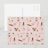 Bak- en kookgerei Bakkerij Koken Feestdagenkaart (Voorkant / Achterkant)