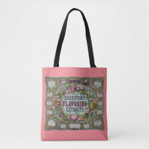 Bak-extracten van Victoriaans bloemfruit Tote Bag