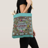 Bak-extracten van Victoriaans bloemfruit Tote Bag (Dichtbij)