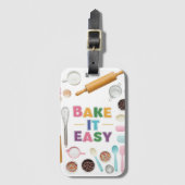 Bak het gemakkelijk bagagelabel (Voorkant (verticaal))