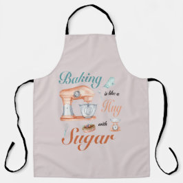 Bak Hugs Suiker ontwerp voor bakkers & Patissiers Schort