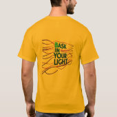 "Bak in je licht" T-shirt (Achterkant)