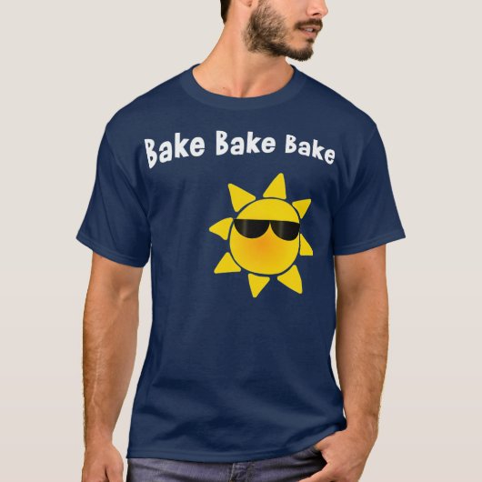 Bak je Booty Sun Itty Bitsy Bikini Punny T-shirt (Voorkant)