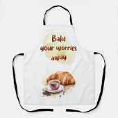 Bak je zorgen weg schort (Voorkant)