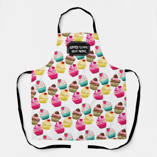 Bak liefde niet oorlog, bak met liefde schort (Voorkant)