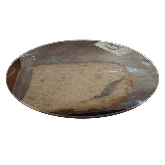 Bak met broodsnede snijplank (Hoek)