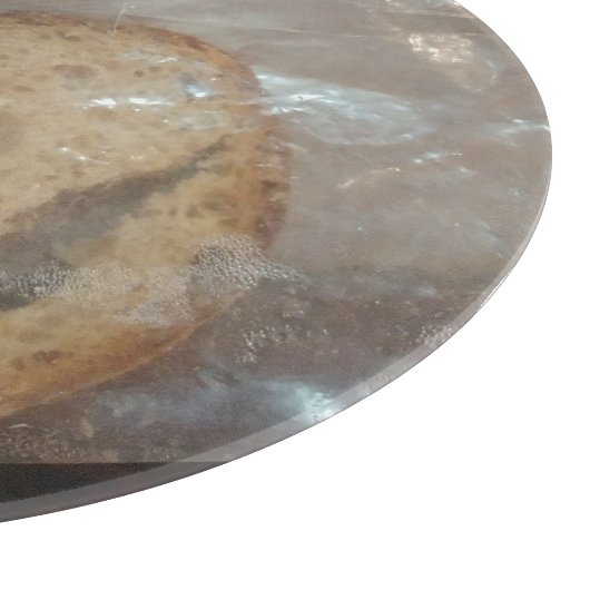 Bak met broodsnede snijplank (Hoek)