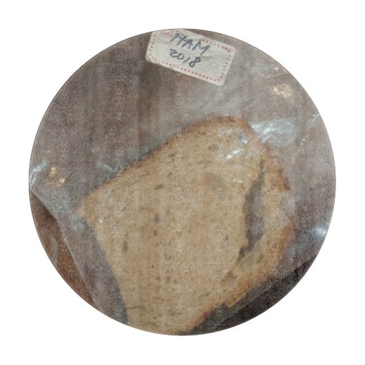 Bak met broodsnede snijplank (Voorkant)