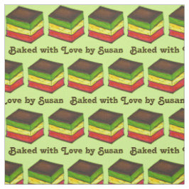 Bak met de Italiaanse liefdesvlag Seven Layer Cook Stof