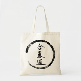 Bak met het teken van de draaiingsenergie van ki tote bag